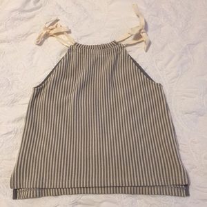 Madewell striped tank xs